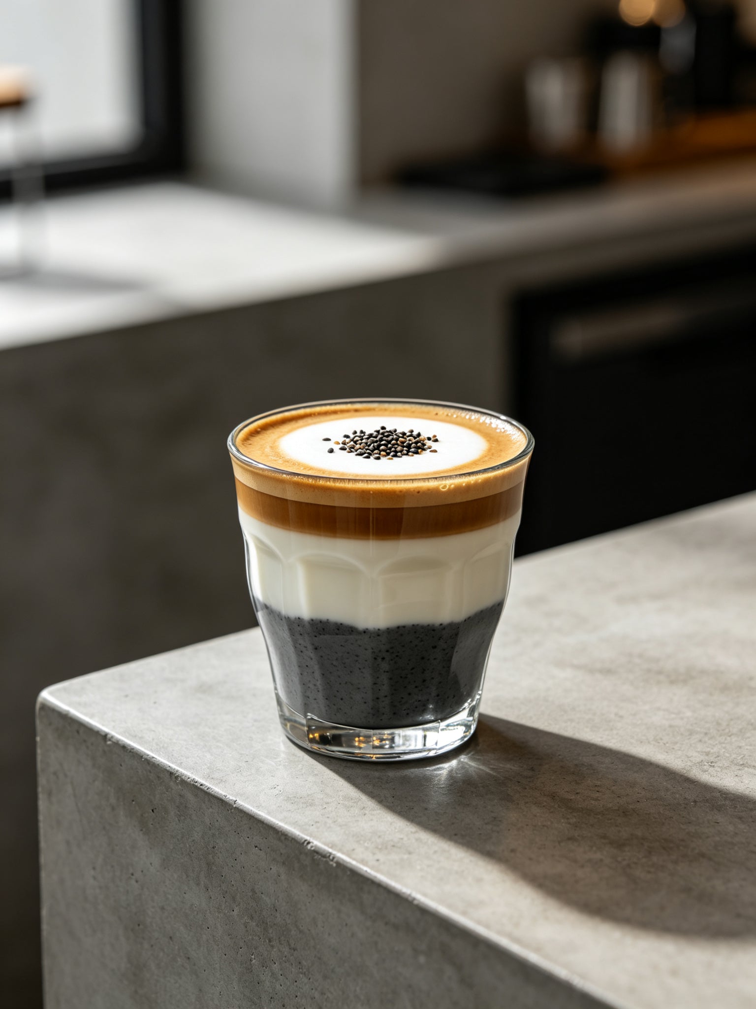 Black Sesame Latte