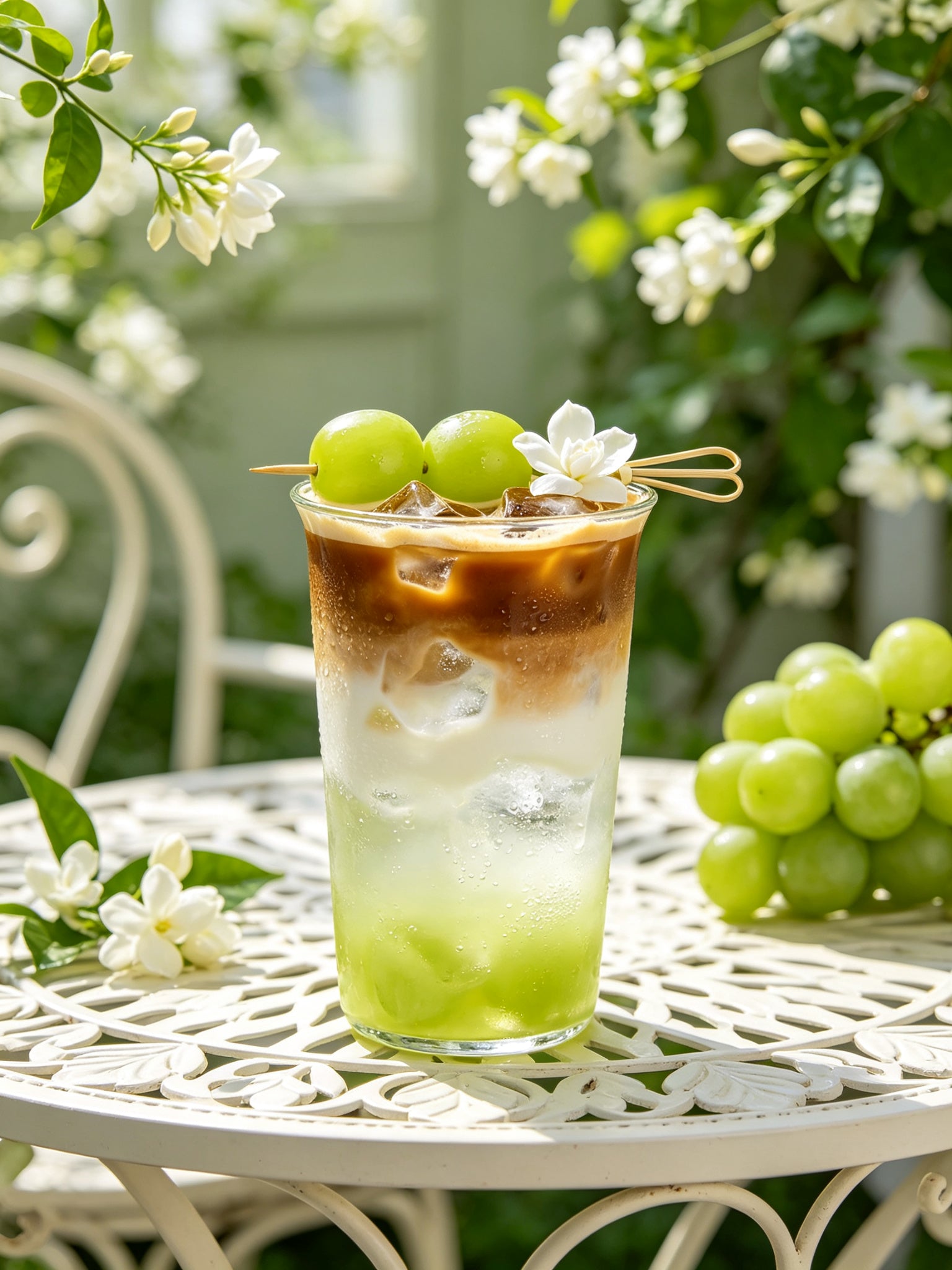 Grape Jasmine Latte