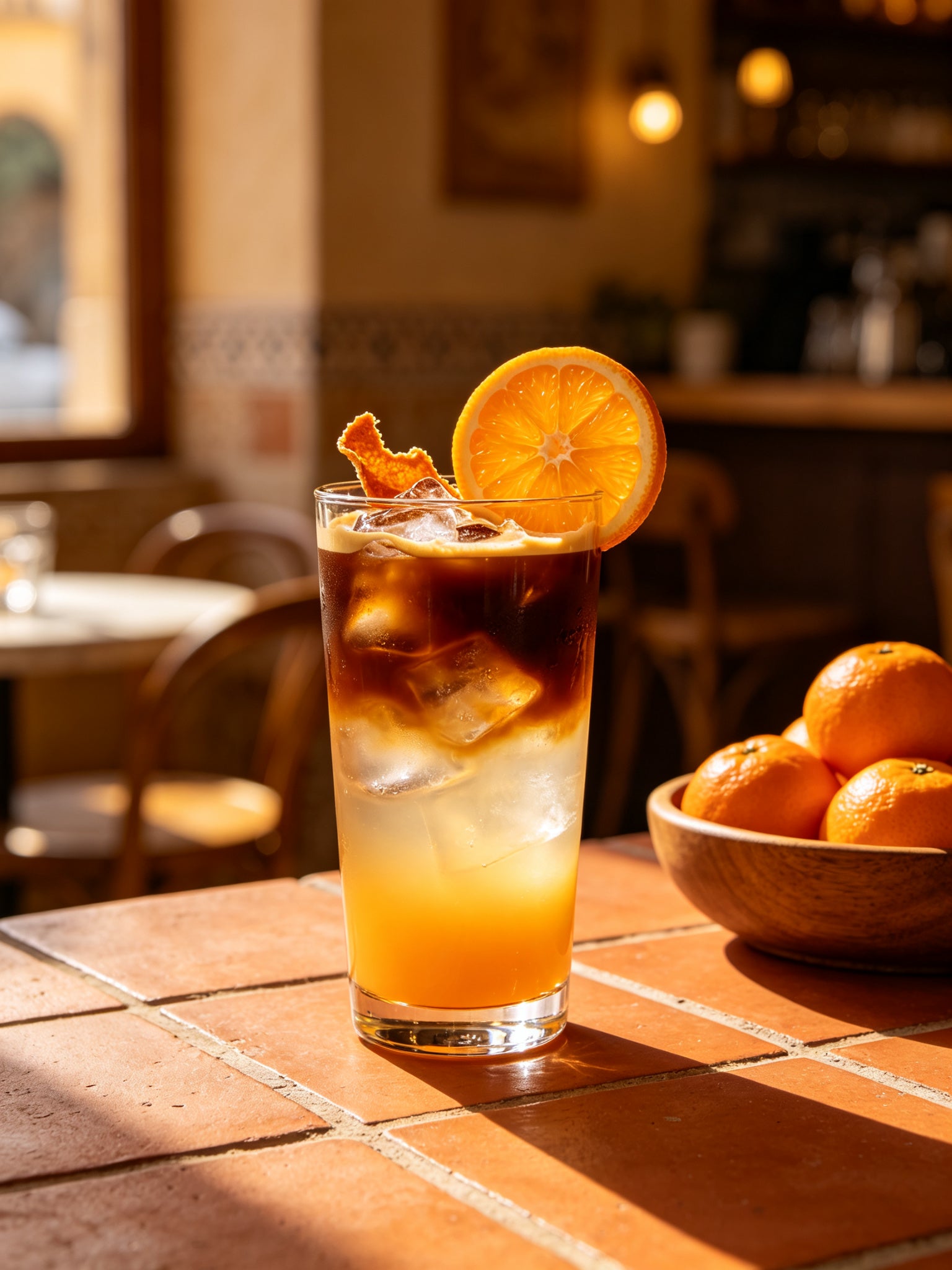 Tangerine Citrus Americano